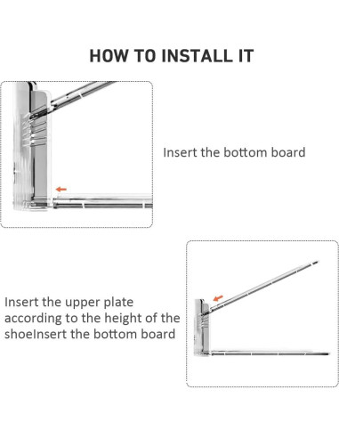 Organizador de Zapatos Transparente WY - Paquete de 12 Unidades