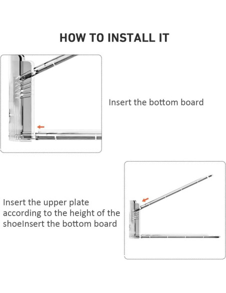 Organizador de Zapatos Transparente WY - Paquete de 12 Unidades