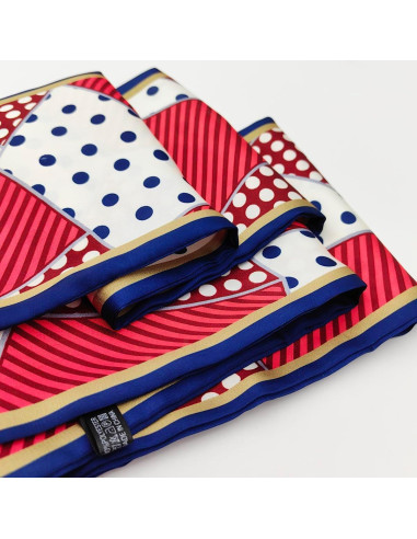 Bufanda Larga de Seda para Mujeres - 150x15 cm - 4 Piezas