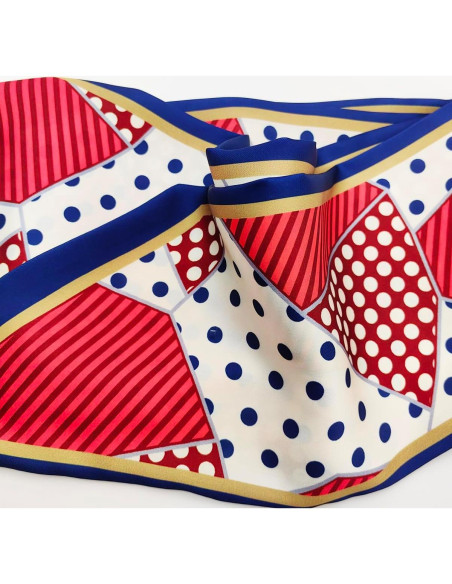 Bufanda Larga de Seda para Mujeres - 150x15 cm - 4 Piezas