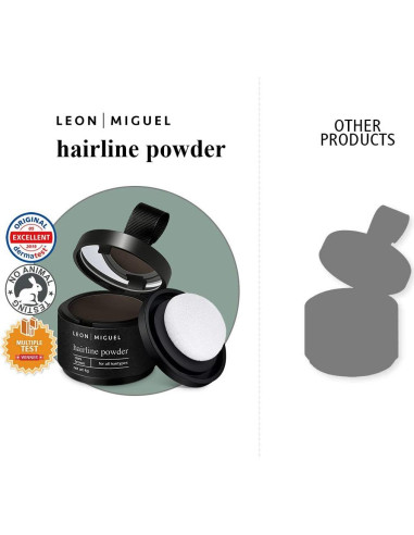 Polvo para Línea de Cabello Leon Miguel - 4g Negro - Unisex