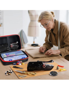 Máquina de Coser de Mano Zasidler Mini Portátil Negra 109 Piezas 2