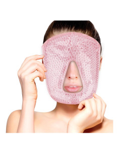 Máscara Facial Caliente Fría FOMI Care Rosa 20x17 cm