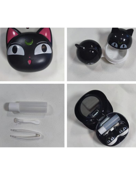 Estuche para Lentes de Contacto Duehut 2 Piezas Portátil