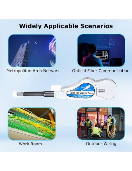 Limpiador de Fibra Óptica MPO/MTP Xunsomten - 500+ Limpiezas