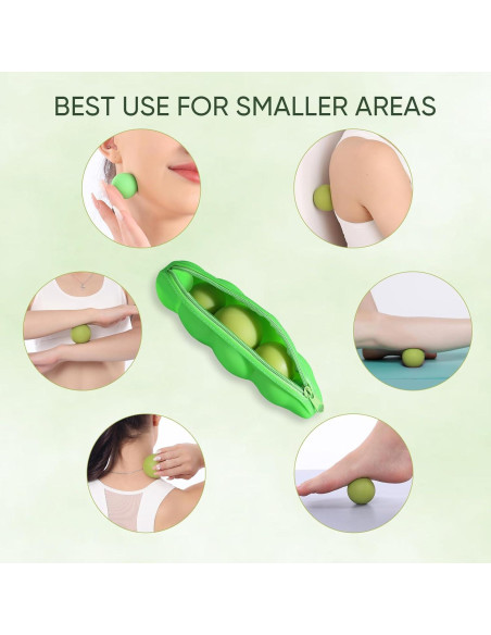 Bolas de Masaje para Pies HATYDF - Alivio Fascitis Plantar y Tensión Muscular (4 Piezas)