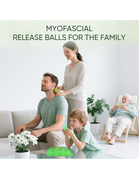 Bolas de Masaje para Pies HATYDF - Alivio Fascitis Plantar y Tensión Muscular (4 Piezas)