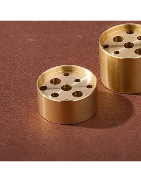 Soporte de Incienso de Latón SIXDAWANJIA con 9 Agujeros