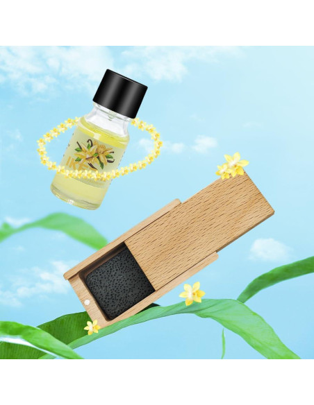 Ambientador de Auto Ikeda Vainilla - Difusor de Madera 83g