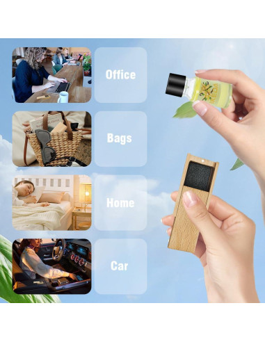 Ambientador de Auto Ikeda Vainilla - Difusor de Madera 83g