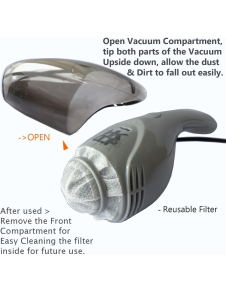 Aspiradora Mini HKODP Ligera 30g para Teclados y Escritorios