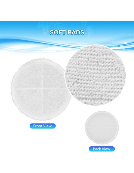 Paquete de 6 Almohadillas de Reemplazo Bissell Spinwave 2124