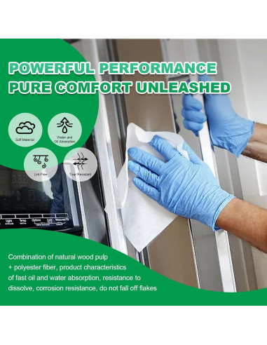 Toallitas de sala limpia Synivovan 10x10cm 1200 Pcs Grado B