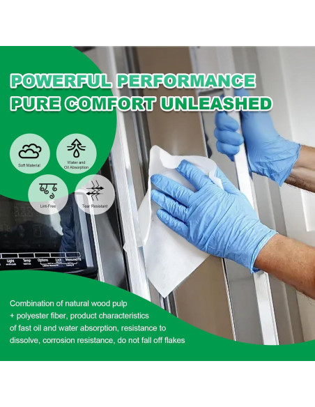 Toallitas de sala limpia Synivovan 10x10cm 1200 Pcs Grado B