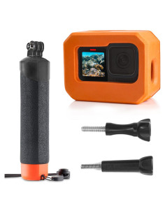 FitStill Funda Flotante y Mango para GoPro Hero 9-13 Negro