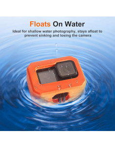 FitStill Funda Flotante y Mango para GoPro Hero 9-13 Negro 2
