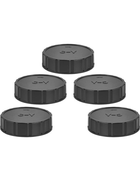 Tapa Trasera de Lente KIMISS para Montura Contax CY - Juego de 5