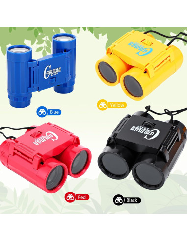 Set de Binoculares y Lupa con Brújula Foilswirl - 12 Piezas