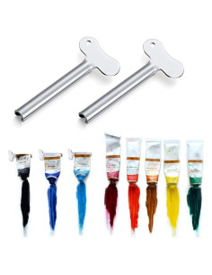 Paquete de 2 exprimidores de tubo Yopolaz de acero inoxidable
