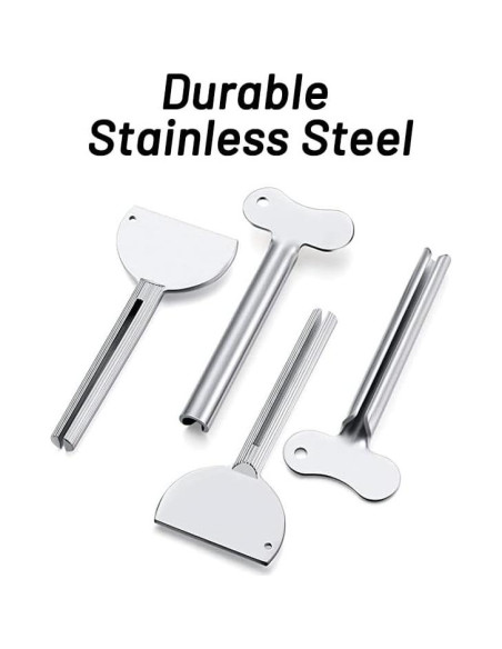 Paquete de 2 exprimidores de tubo Yopolaz de acero inoxidable