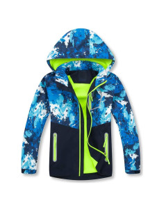 Chaqueta de Lluvia Impermeable Mallimoda para Niños 4-5T Verde