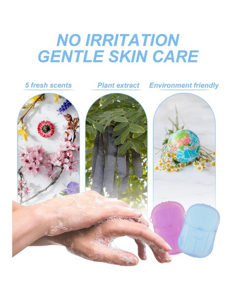 Hojas de Jabón de Papel DF DUALFERV para Manos - 400 Hojas