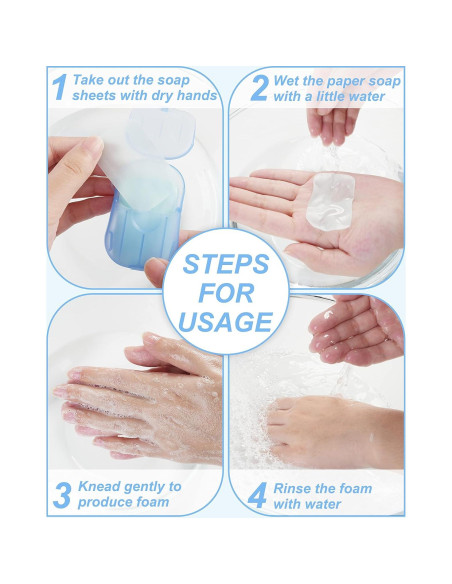 Hojas de Jabón de Papel DF DUALFERV para Manos - 400 Hojas