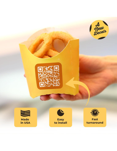 Etiqueta de Código QR Personalizada AnewDecals - Alta Resolución