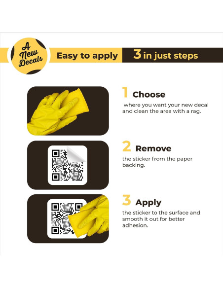 Etiqueta de Código QR Personalizada AnewDecals - Alta Resolución