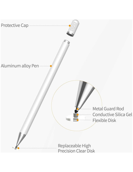 Lápiz Stylus PONY 1010 Capacitivo Universal para iPad y Android
