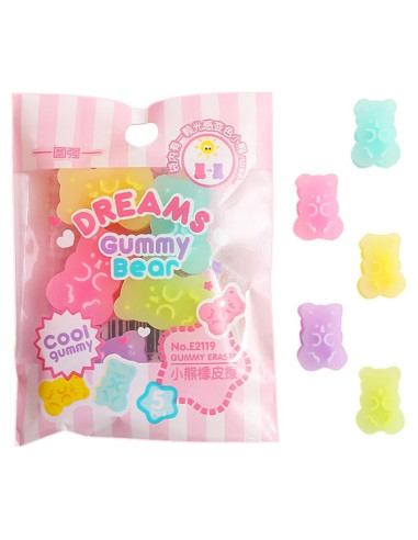 Borradores de Animales Czhotg - 5 Piezas Oso y Panda