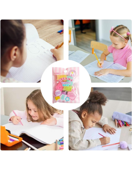 Borradores de Animales Czhotg - 5 Piezas Oso y Panda