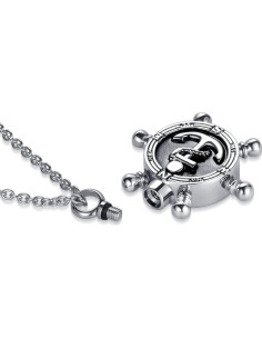 Collar Urna de Cremación Ancla YQSLIN para Cenizas 45 cm 2