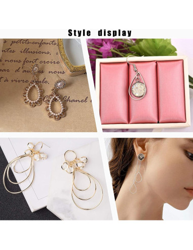 Aros Abiertos PH PandaHall 300pcs 3 Tamaños Oro Plata