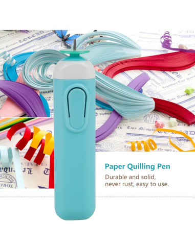 Bolígrafo Eléctrico de Quilling CYSFETENA Azul 110x25mm