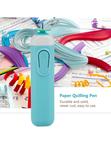 Bolígrafo Eléctrico de Quilling CYSFETENA Azul 110x25mm