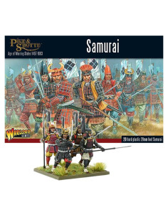 Miniaturas Samurai Warlord Games 28mm - 20 Figuras Plástico