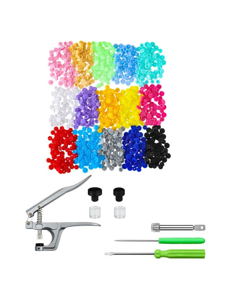 Kit de Botones a Presión IMNTHO con Alicates - 150 Juegos T5