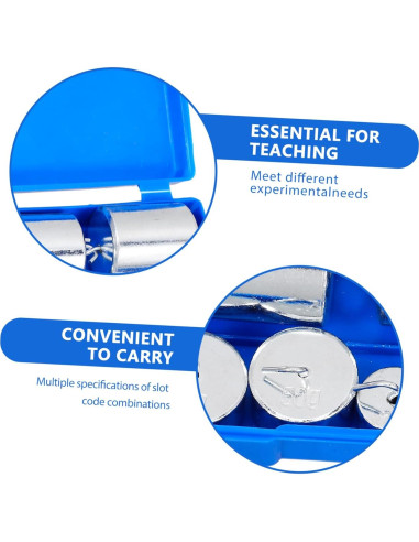 Juego de Pesas Metálicas Ranuradas OSOLADY 6cm 0.58kg