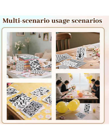 20 Carpetas de Relieve Adevar para Manualidades DIY 14.73x10.41cm