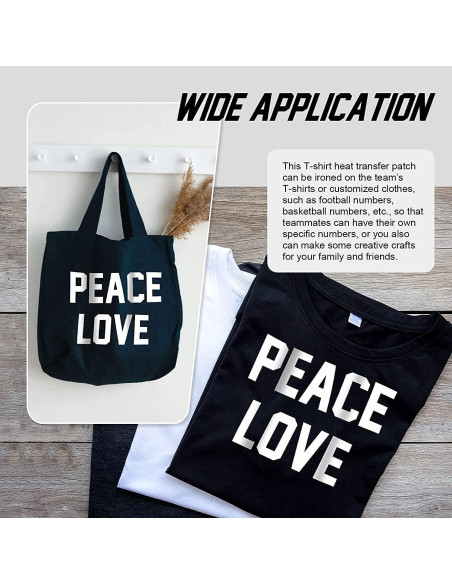 147 Piezas Letras y Números Termoadhesivos CPEI 20 cm