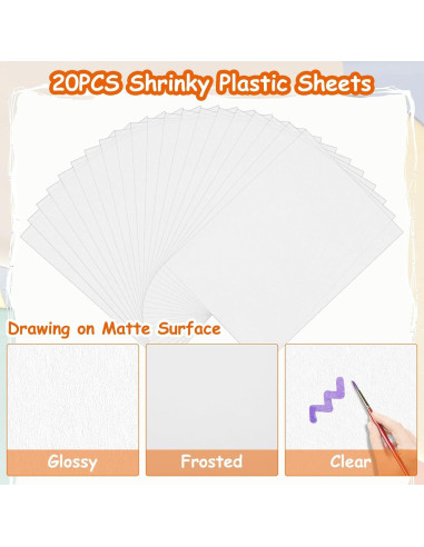 Kit de Hojas de Plástico Encogible EEEKit 281PCS DIY