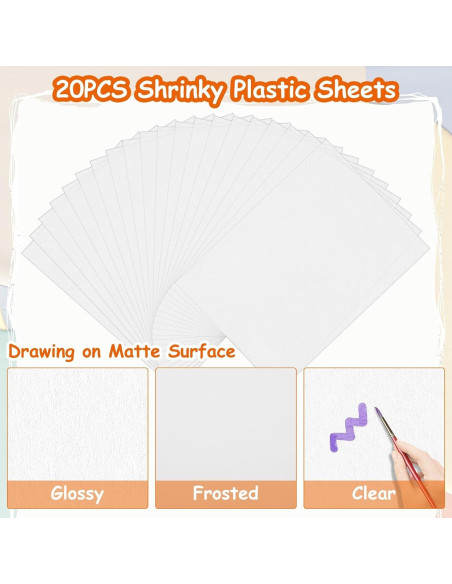 Kit de Hojas de Plástico Encogible EEEKit 281PCS DIY