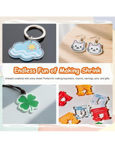 Kit de Hojas de Plástico Encogible EEEKit 281PCS DIY