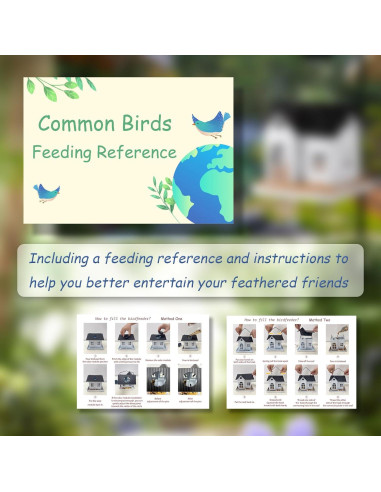 Comedero de Aves Solar YKNTGIAO Colgante Resistente a Ardillas