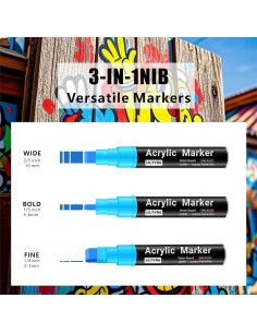 12 Marcadores Jumbo LILTYNG Punta Fieltro 10mm Multicolor 2