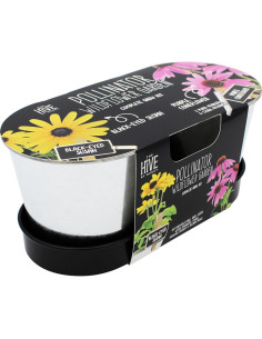 Kit de Cultivo Jardín Polinizador BUZZY con 2 Macetas Metal 0.45kg 2