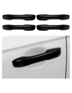 Cubierta Protectora Manija Puerta Auto Bercicci ABS Negro Brillante