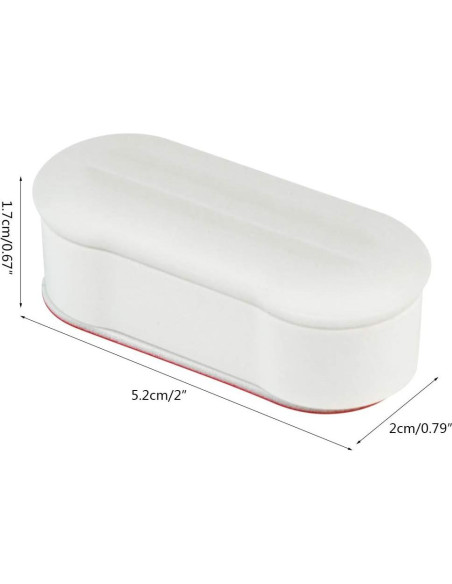 Kit de 16 Amortiguadores para Asiento de Inodoro Topbuti Blanco