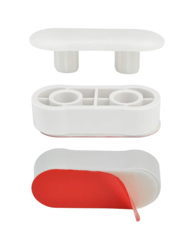 Kit de 16 Amortiguadores para Asiento de Inodoro Topbuti Blanco